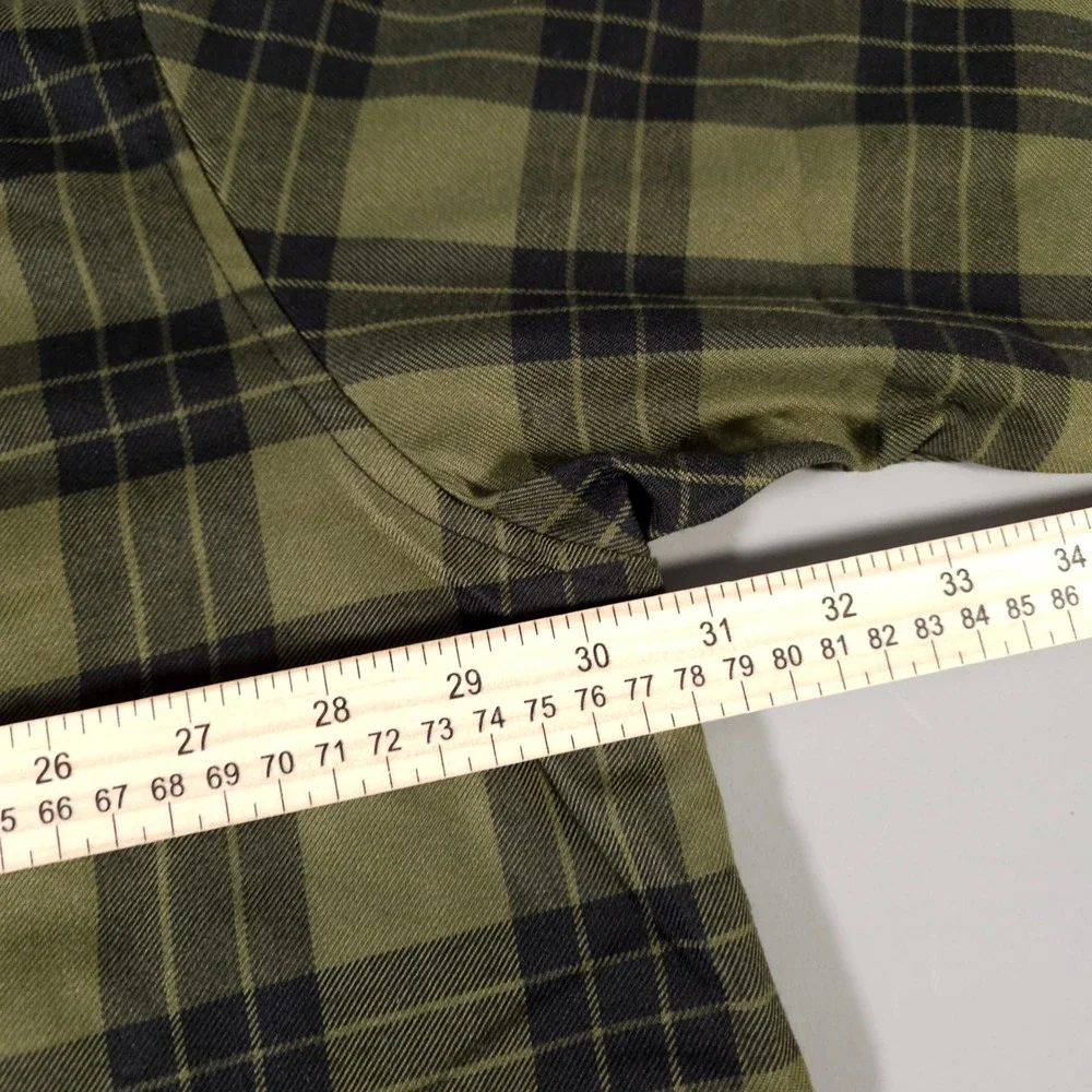 Dixxon Flannel Co Shirt Mens 5X Green Black 38 Special Plaid Button Up NWT New - Picture 6 of 8